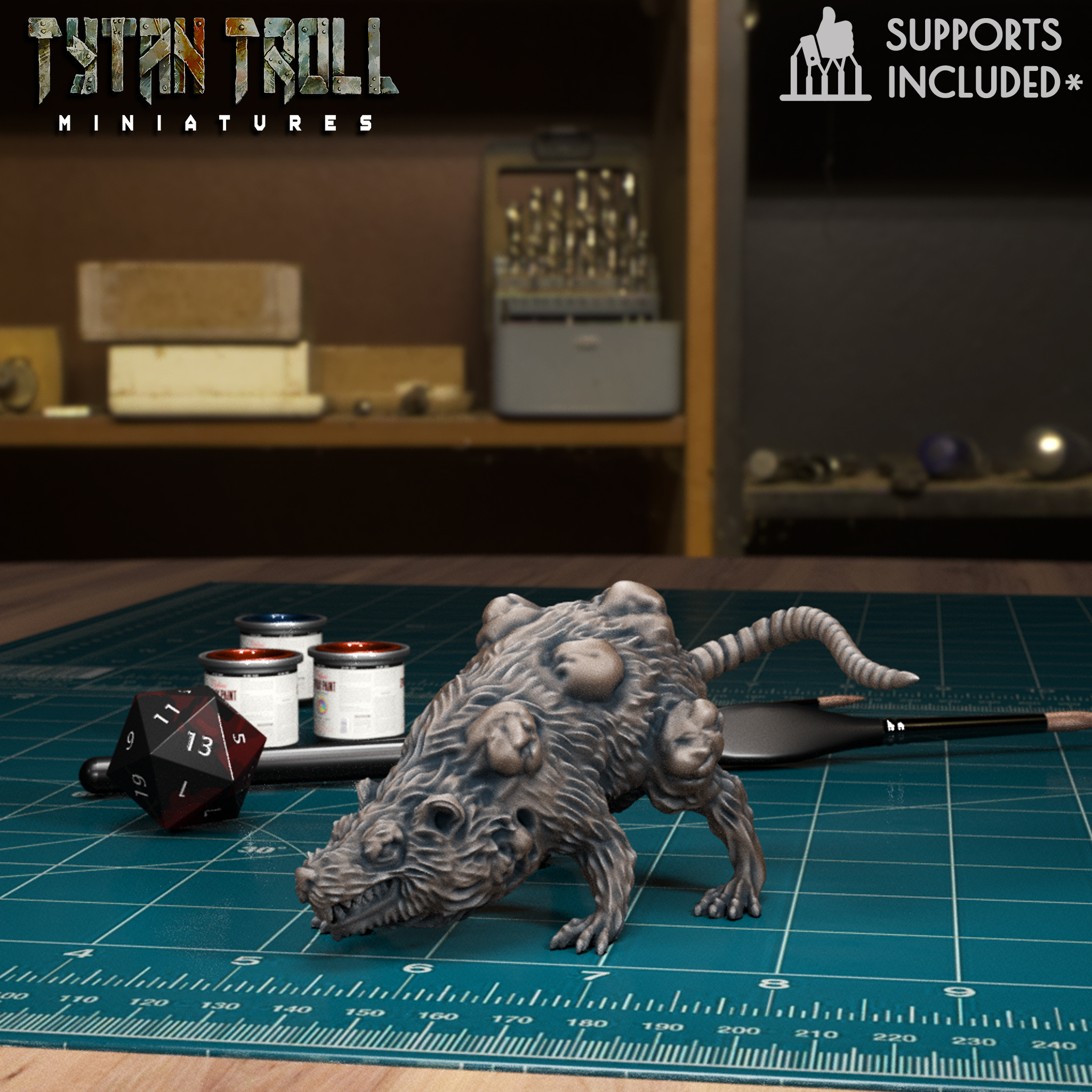 Plagued Rat 08 [Pre-Supported]